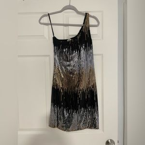 Josh & Jazz metallic sequined dress, size M
